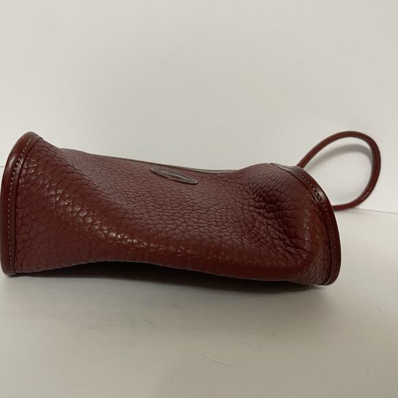Vintage Dooney & Bourke USA Pebbled Leather Burgundy Crossbody Small Purse - Picture 16 of 16